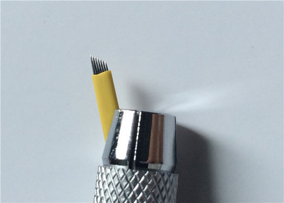 Китай 0.25mm нержавеющая сталь 7 игл брови 3D Microblading штырей для постоянного макияжа поставщик