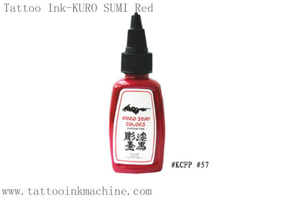 Китай OEM Kuro татуировка 0.5OZ/1OZ Sumi вечная покрывает краской красный цвет для татуируя тела поставщик