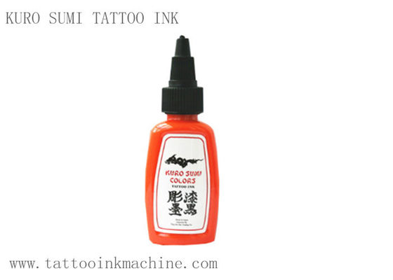 Китай OEM Kuro Sumi чернил татуировки оранжевого цвета вечный для татуировать тела поставщик