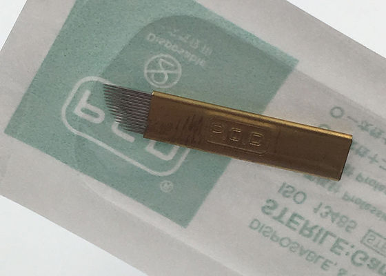 Китай Вкладыш игл макияжа изготовленной на заказ ручки татуировки Premade стерильной ручной постоянный поставщик