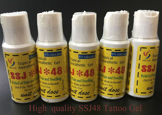 Китай Гель анестетика татуировки Лидокайне ССДЖ*48 сливк 6% татуировки губы брови наркозный поставщик