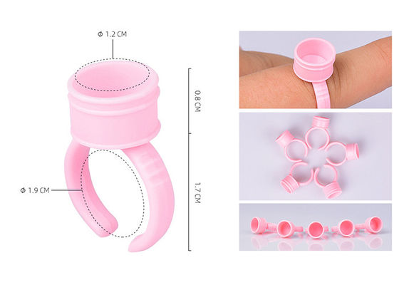 Китай Диаметр поставки оборудования Holer татуировки кольца чернил 1.5cm/1.2cm розовые пластиковые поставщик