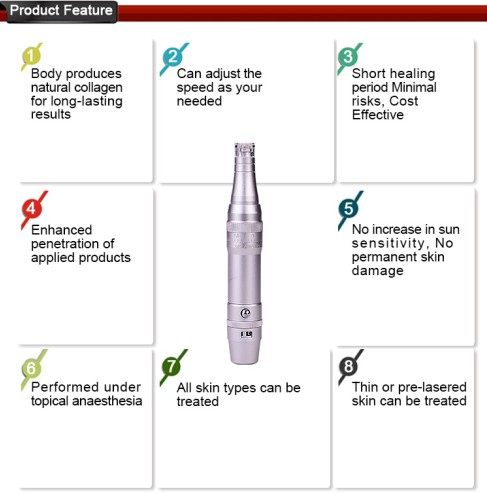 Постоянная машина макияжа - электрическая машина терапией ручки Microneedle 3