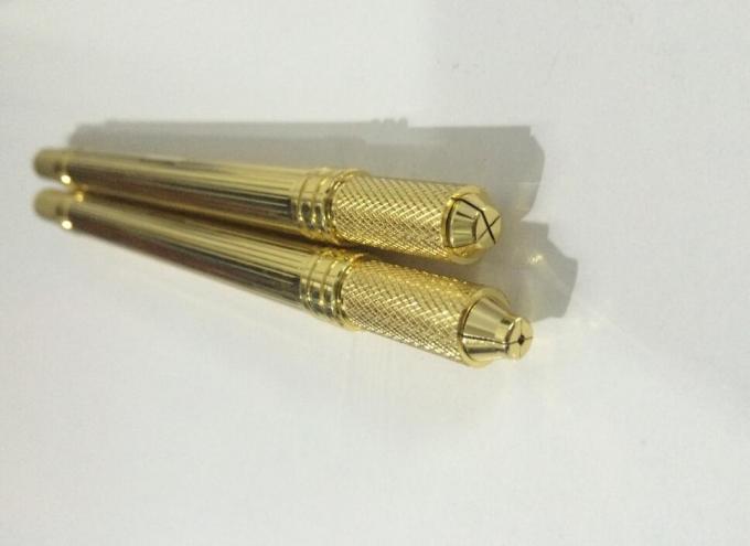 Алюминиевая ручка брови Microblade с двойной головой и ручной ручкой татуировки 1