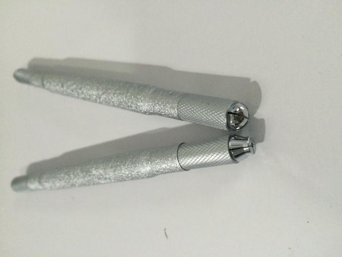 Алюминиевая двойная ручка татуировки головы 5D Microblading ручная, ручка татуировки брови 0