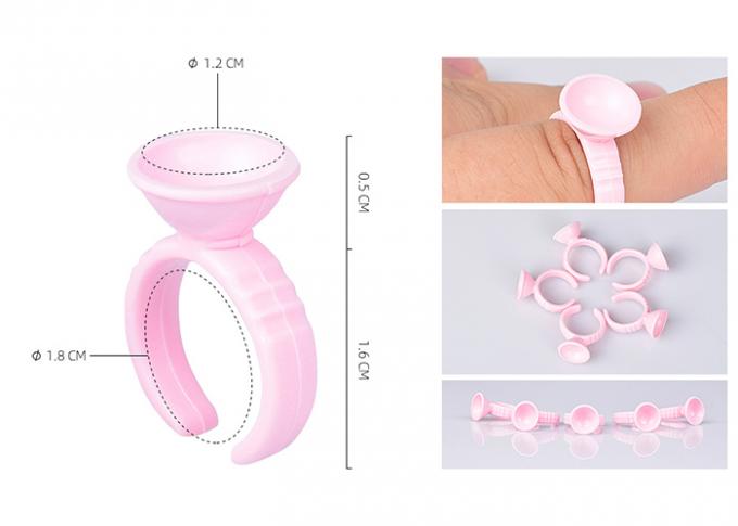 Диаметр поставки оборудования Holer татуировки кольца чернил 1.5cm/1.2cm розовые пластиковые 0