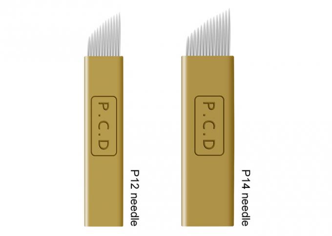 Штыри брови 12 PCD формируя постоянные иглы макияжа 0