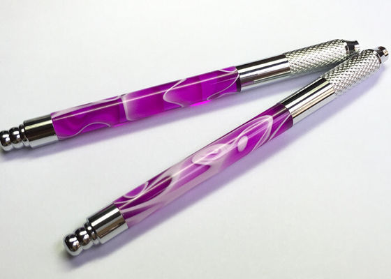 Китай Пурпурная косметическая ручная ручка татуировки для постоянного макияжа брови, дизайна возникновения поставщик
