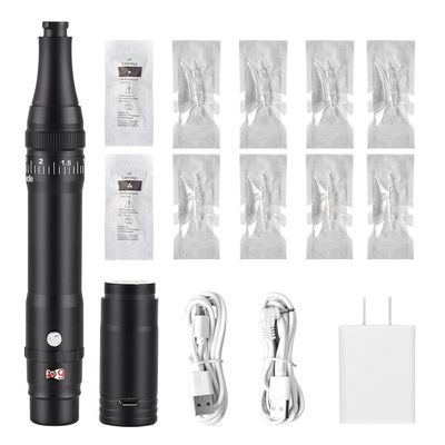 Популярная беспроводная татуировочная пушка корпусная машина длина 136 * 20 мм Микробладинг беспроводная PMU машина для бровей волосы удар брови поставщик