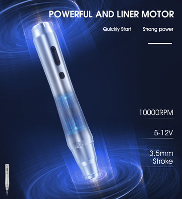 Беспроводный дермограф SPMU Беспроводная брови Постоянный макияж Универсальный картридж Микробладинг Машина татуировочная ручка поставщик