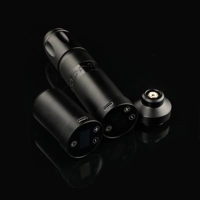 Нержавеющая сталь 1800mAh NARW Беспроводная тату-машина 1-OLED дисплей сенсорный экран батарея вращающийся тату-пулемет тату-ручка с питанием RCA поставщик
