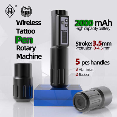 Electric LCD Display 2000mAh Battery Tattoo Gun RCA Wireless Rotary Tattoo Machine Pen Kit  for Tattoo Artist поставщик
