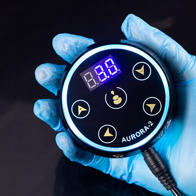 Wholesale New Upgrade Digital LCD Display Touch Screen Mini Aurora 2 Tattoo Power Supply Fit All Tattoo Machine поставщик