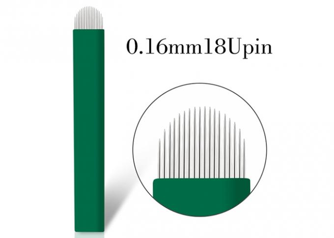 Иглы макияжа Microblading Nano 0.16MM тонкой брови постоянные 0