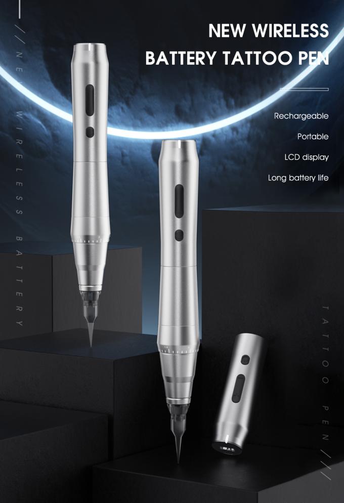 Беспроводный дермограф SPMU Беспроводная брови Постоянный макияж Универсальный картридж Микробладинг Машина татуировочная ручка 6