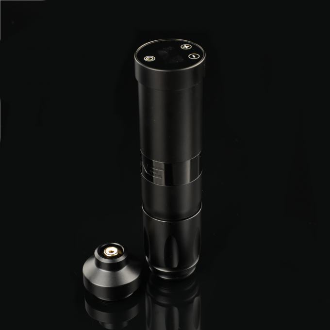 Нержавеющая сталь 1800mAh NARW Беспроводная тату-машина 1-OLED дисплей сенсорный экран батарея вращающийся тату-пулемет тату-ручка с питанием RCA 4