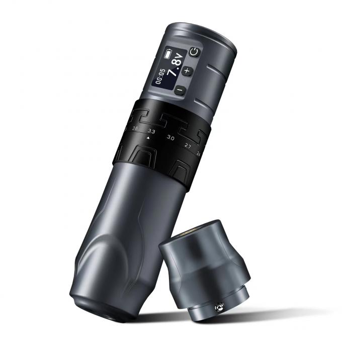 Беспроводное татуировочное оружие 1500 мАч INKONE SABER бескорневая татуировочная ручка Мощный двигатель длинный удар 4,2 мм Алюминий для самолетов 4