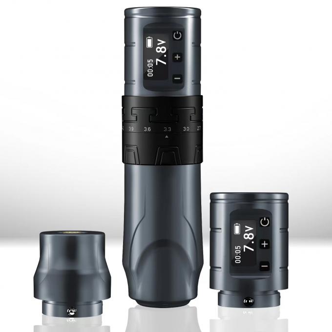 Беспроводное татуировочное оружие 1500 мАч INKONE SABER бескорневая татуировочная ручка Мощный двигатель длинный удар 4,2 мм Алюминий для самолетов 7