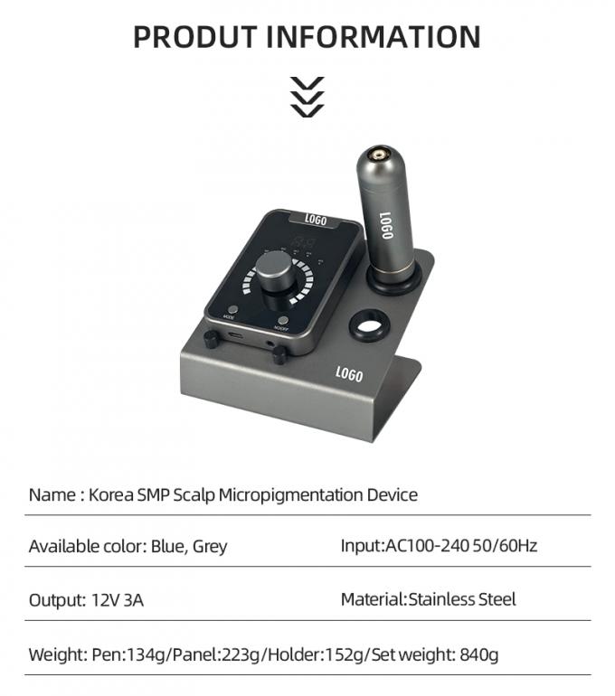 Устройство микропигментации кожи с постоянным макияжем и швейцарской машиной для татуировки в черно-синем цвете 2