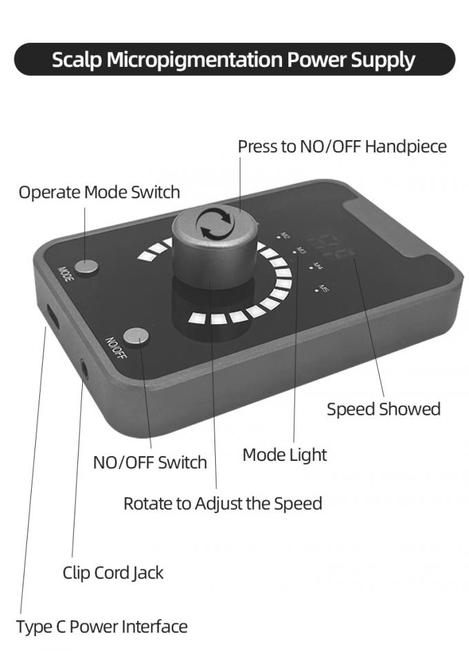 Устройство микропигментации кожи с постоянным макияжем и швейцарской машиной для татуировки в черно-синем цвете 3