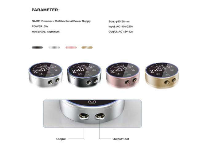 Беспрепятственно управлять татуировочной машиной с питанием татуировки с функцией точки и умным сенсорным экраном 2