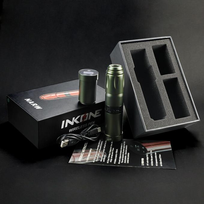 INKONE NARW Бренд Цифровой ЖК-дисплей с сенсорным экраном 1800 мАч Батарея Ручка для татуировки Машина для микропигментации Беспроводная машина для татуировки 18
